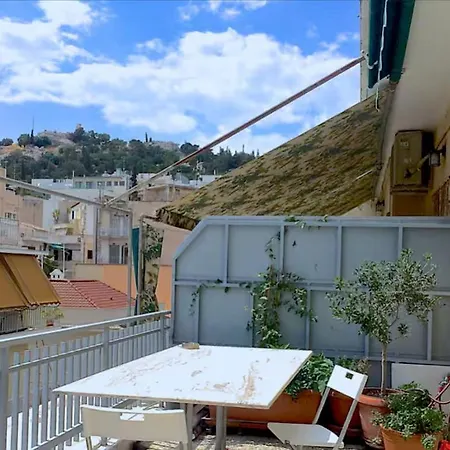 Sunbathed Balcony - Philopappou View Apartment Athens Exterior photo